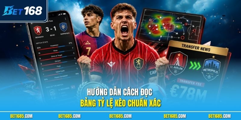 Cách Đọc Bảng Tỷ Lệ Kèo BET168 - Hướng Dẫn Chi Tiết 2 Hướng dẫn cách đọc bảng tỷ lệ kèo chuẩn xác