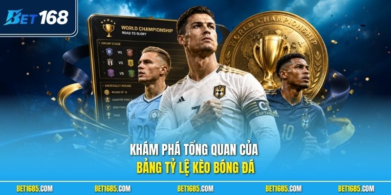 Cách Đọc Bảng Tỷ Lệ Kèo BET168 - Hướng Dẫn Chi Tiết 1 Khám phá tổng quan của bảng tỷ lệ kèo bóng đá